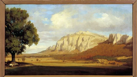 View of the Sainte Baume Massif