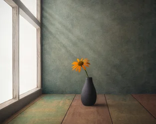 Golden Flower Still Life