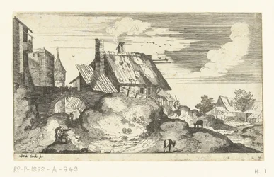 Landscape with City Gate