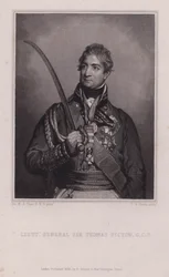 Sir Thomas Picton, Welsh general of the Napoleonic Wars killed at the Battle of Waterloo