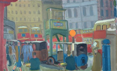 Buses at Victoria Station, London