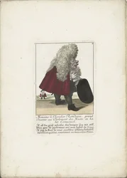 The Dwarf Chevalier Rondeau as a Member of Parliament, ca. 1710