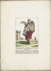 The Dwarf Cornelius Guttman as Hornbearer, ca. 1710 (Il Callotto Resurrected or Newly Arranged Dwarf Cabinet)