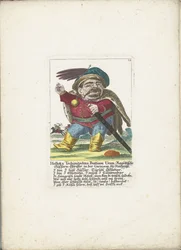 The Dwarf Holloka Tschimitschko Buttiam Uran as a Hussar, ca. 1710