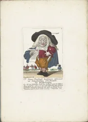 The Dwarf Lucas Hirnzwik as a Lawyer, ca. 1710