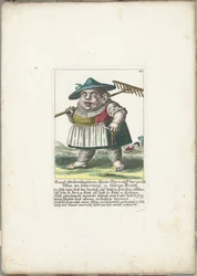The Dwarf Margl Woltzenthoulerin, ca. 1710
