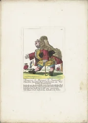 The Dwarf Monsieur le Marquis de Sauterelle, ca. 1710 (Il Callotto resurcitato oder Neu eingerichtes Zwerchen Cabinet)