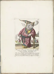 The Dwarf Piperouk as Director of a Tobacco Company, ca. 1710
