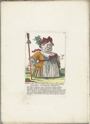 The dwarf Ruffanella as shepherdess, ca. 1710