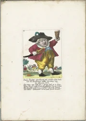 The Dwarf Simon Flenschl, ca. 1710