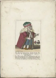 The Dwarf Vincentz Zipperling in a Fur Coat, ca. 1710