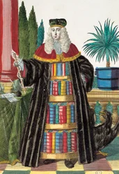 Doctor, engraving from Assemblage des nouveau manouvries habilles