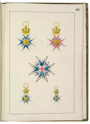 Page from Recueil des Ordres Français et Étrangers