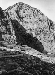 Delphi and the Phaedriades on Mount Parnassus, Greece, 1937
