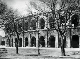The Roman Arena, Nimes, Provence, France