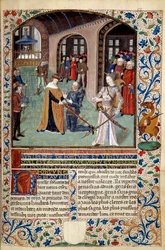 Allegory of Virtue: Vassal Paying Tribute to His Lord in the Presence of Virtue