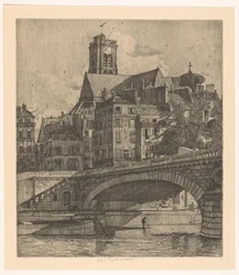 View of Saint-Gervais in Paris