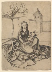 The Madonna and Child in the Courtyard