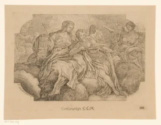 Female Personifications of Peace, Justice, and Abundance