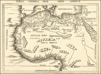 1513 Map of North Africa