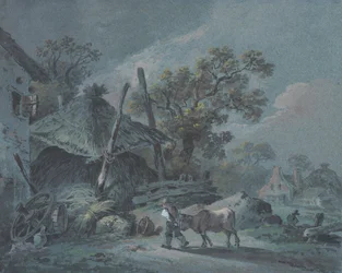 Farm with Haystack