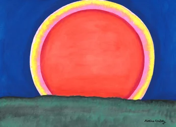 The Evening Sun over the Forest