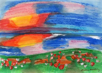 Sunrise on the Baltic Sea Coast