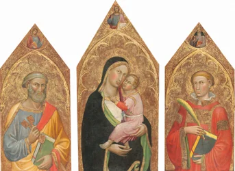 Madonna and Child with the Blessing Christ, and Saints Peter, James Major, Anthony