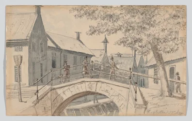 A Bridge over a Canal in Winschoten