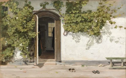 The Entrance to the Old Vicarage in Hellested