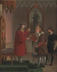 Adolf, Duke of Schleswig-Holstein, Declines the Offer to Accede to the Danish Throne (Copy after C. W. Eckersberg)