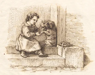 Illustration for "Fifty Fables for Children" by Hey