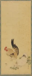Cock, Hen and Chick