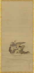 Mandarin ducks, Edo period, 18th century