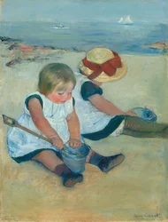 Children Playing on the Beach, 1884
