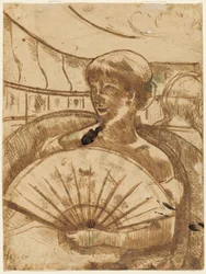 In the Opera Box [verso], 1880