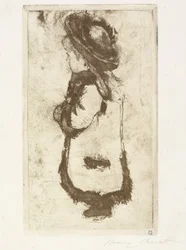 Mademoiselle Luguet in a Coat and Hat, c. 1883