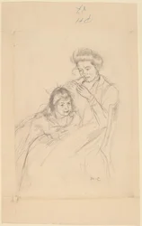 Margot Leaning against Reine