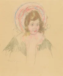 Sara Wearing a Bonnet and Coat, c. 1904-1906