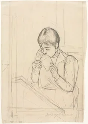 The Letter (recto), The Letter (verso)