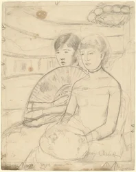 The Loge [recto], 1882