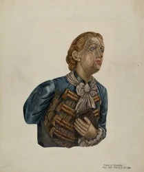 Figurehead from Bark George, c. 1939