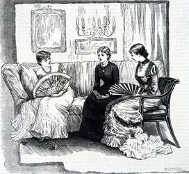 Ladies with Fans