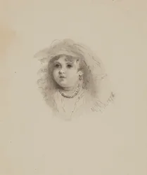 Untitled Head of a Child, 1876