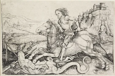 Saint George and the Dragon, c.1480-90