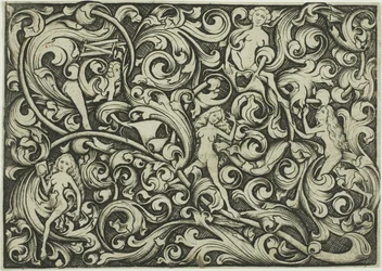 Ornament with Women Fighting