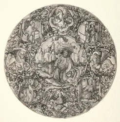 St. John the Baptist Surrounded by the Evangelists and Four Fathers of the Latin Church