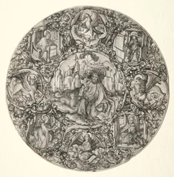 St. John the Baptist Surrounded by the Evangelists and Four Fathers of the Latin Church