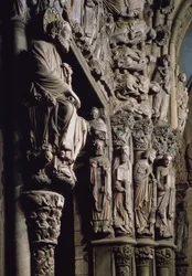 Portico de la Gloria Depicting St. James (detail)