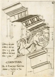Entablature from the Temple of Antoninus and Faustina, Rome